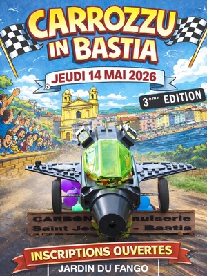 « A vos caisses, prêts, partez ! » : 3e course de caisses à savon au jardin du Fango à Bastia.