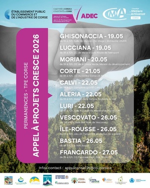 Haute-Corse : appel à projets Cresce 2026