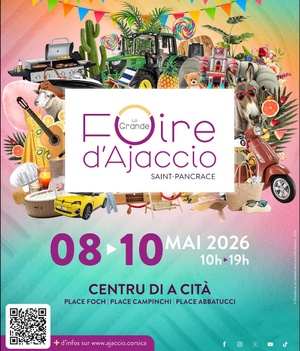 Ajaccio : la Grande Foire de la Saint-Pancrace revient animer le cœur de ville