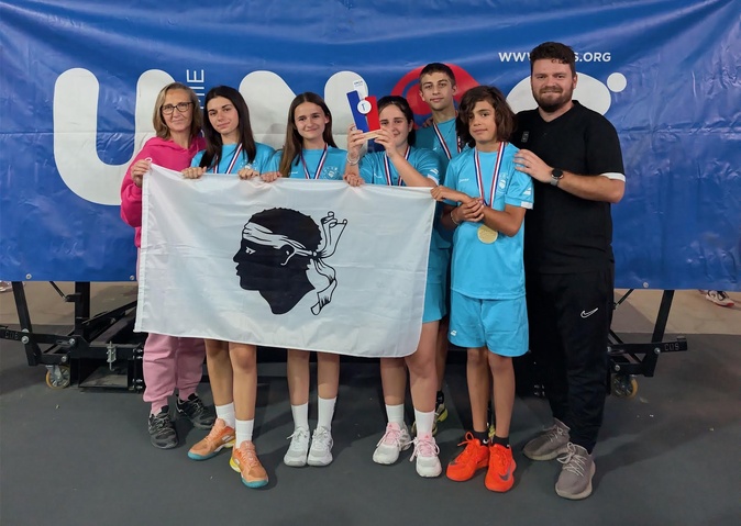 L'AS du collège de Lucciana au sommet : le club sacré Champion de France de Shortennis & Pickleball 