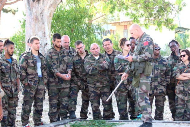 L'équipe de France olympique de judo en mode warrior au 2e REP de Calvi L'équipe de France olympique de judo en mode warrior au 2e REP de Calvi