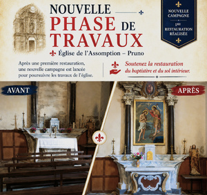 Prunu : une souscription lancée pour sauver l'église de l'Assomption