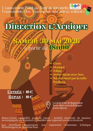 Soirée solidaire baptisée « Direction l’Afrique » 