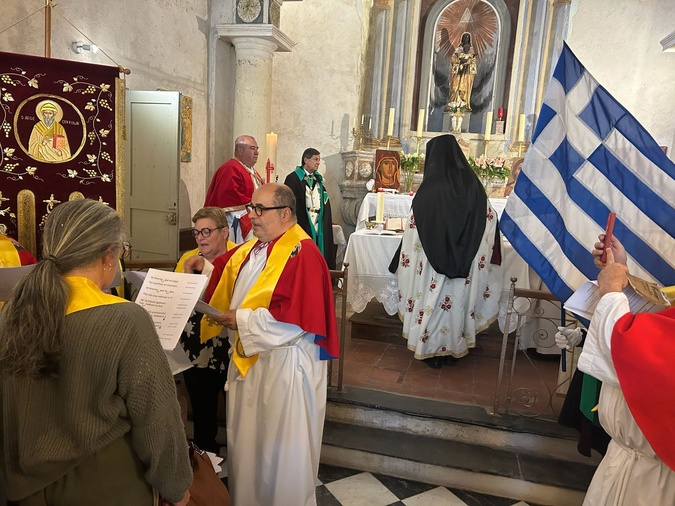 Ajaccio - La chapelle de la route des Sanguinaires a célébré le 350e anniversaire de l’arrivée des Grecs en Corse Ajaccio - La chapelle de la route des Sanguinaires a célébré le 350e anniversaire de l’arrivée des Grecs en Corse