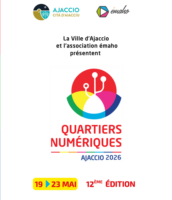 L'opération "Quartiers Numériques" revient à Ajaccio : cinq jours pour explorer le numérique autrement