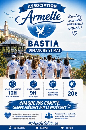 Bastia - Marche à la mémpoire d'Armelle