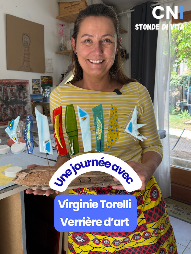Stonde di vita avec…  Virginie Torelli, verrière d'art