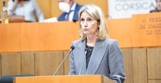 Nanette Maupertuis, présidente de l’Assemblée de Corse. Photo Paule Santoni. Nanette Maupertuis, présidente de l’Assemblée de Corse. Photo Paule Santoni.