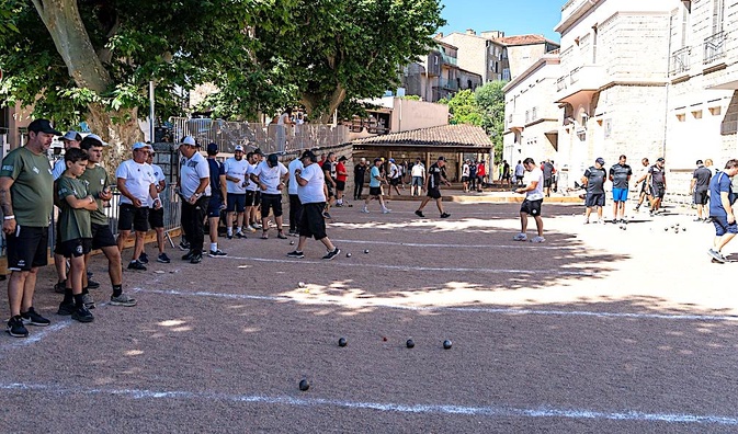 Pétanque à Portivechju - Coup d'envoi réussi pour le Challenge Gérard et Véro Cesari