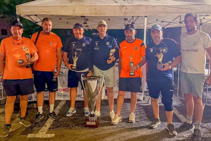 Pétanque Grand Sud - Le trio Reboul-Santini-Monnier (SPIR)  remporte le 1er Challenge Gérard et Véro Cesari   