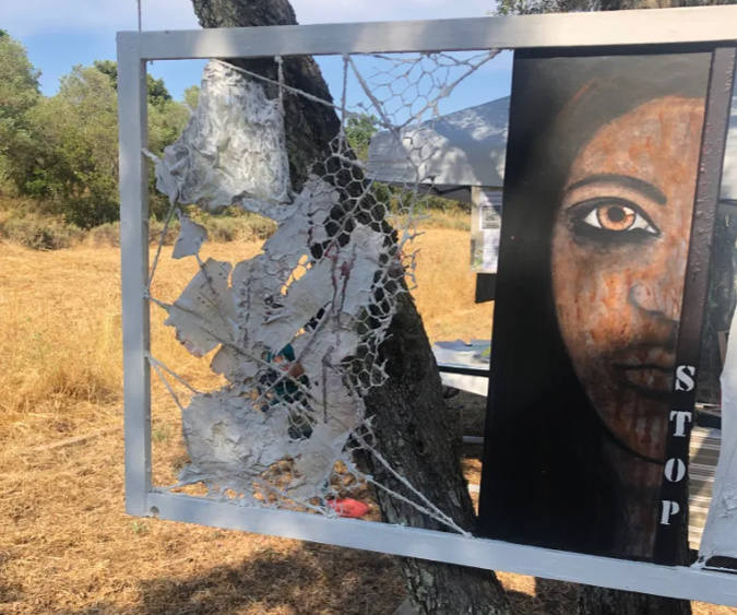 Quand la culture s'expose en pleine nature, c'est Arti è Cultura dans le jardin de L'Alma Salvatica à Porto-Vecchio. PHOTO L'ALMA SALVATICA