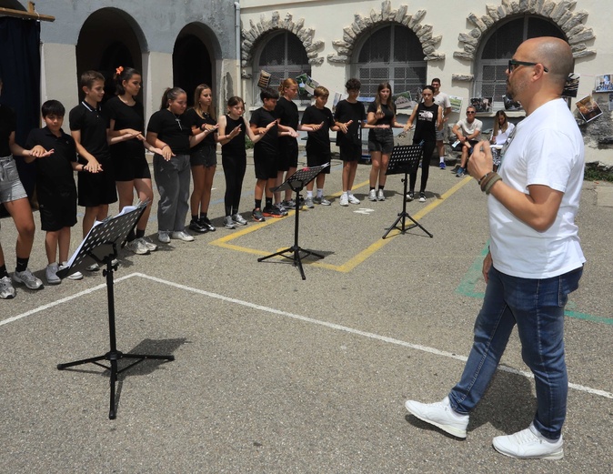 Corte - Première restitution du projet « 10 mois d’école et d’opéra » au collège