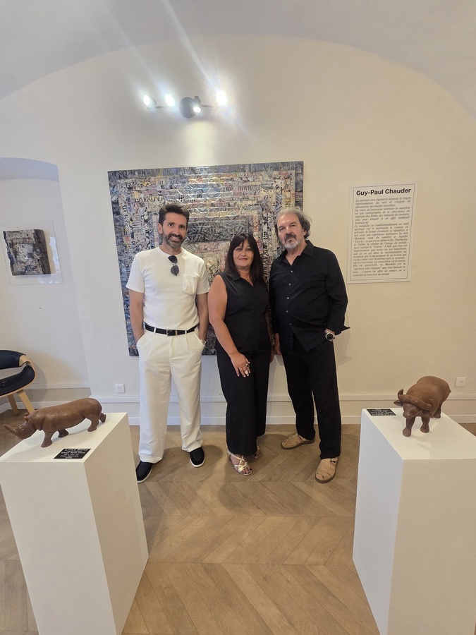 Cyril Maccioni et Guy Paul Chauder hôtes de Corinne Fabiano Leccia Cyril Maccioni et Guy Paul Chauder hôtes de Corinne Fabiano Leccia