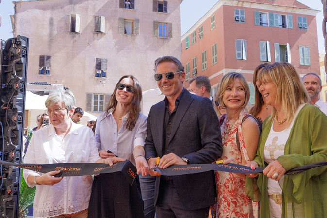 Inauguré jeudi après-midi par Gaëlle Pietri et Jeremy Banster, Creazione se poursuit au palais des gouverneurs jusqu'au 13 juin. (Photo Gérard Baldocchi)