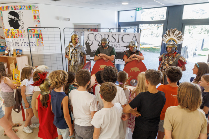 L’histoire de la Corse sous l'Empire romain s’invite à l’école de Santa Maria di Lota L’histoire de la Corse sous l'Empire romain s’invite à l’école de Santa Maria di Lota