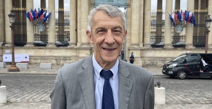 Michel Castellani, député nationaliste de la 1ère circonscription de Haute-Corse, membre du groupe parlementaire LIOT.