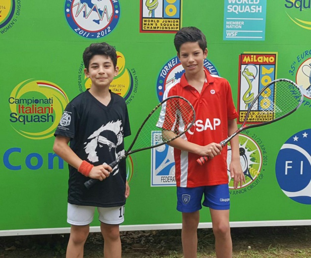 Antonin avec le Turc Sen vainqueur du tournoi Antonin avec le Turc Sen vainqueur du tournoi