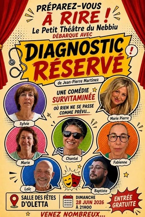 "Diagnostic réservé", mais bon moment assuré ce dimanche 28 juin à Oletta "Diagnostic réservé", mais bon moment assuré ce dimanche 28 juin à Oletta