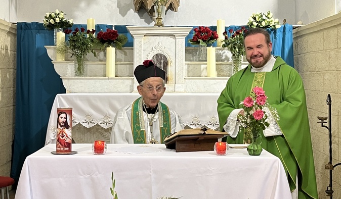 L'abbé Pierre Pinelli et père Alexis L'abbé Pierre Pinelli et père Alexis