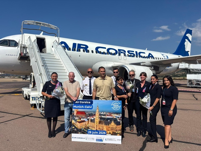 Air Corsica inaugure sa liaison Munich-Calvi, une nouvelle porte d'entrée allemande vers la Balagne Air Corsica inaugure sa liaison Munich-Calvi, une nouvelle porte d'entrée allemande vers la Balagne