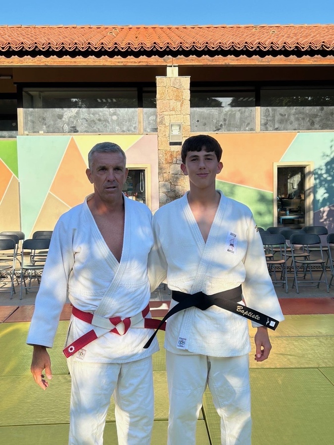 Judo Club di u Munticellu : Baptiste Narat ceinture noire à 15 ans