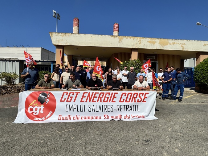 La CGT Énergie Corse alerte sur un système « sous tension » et appelle à préparer dès maintenant l'avenir La CGT Énergie Corse alerte sur un système « sous tension » et appelle à préparer dès maintenant l'avenir