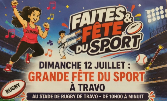 Ventiseri - L'AS Ventiseri XV organise sa première "Fête/Faites du sport" le 12 juillet Ventiseri - L'AS Ventiseri XV organise sa première "Fête/Faites du sport" le 12 juillet
