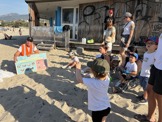 Ajaccio - Au Ricanto, les plus petits apprennent déjà à protéger le littoral
