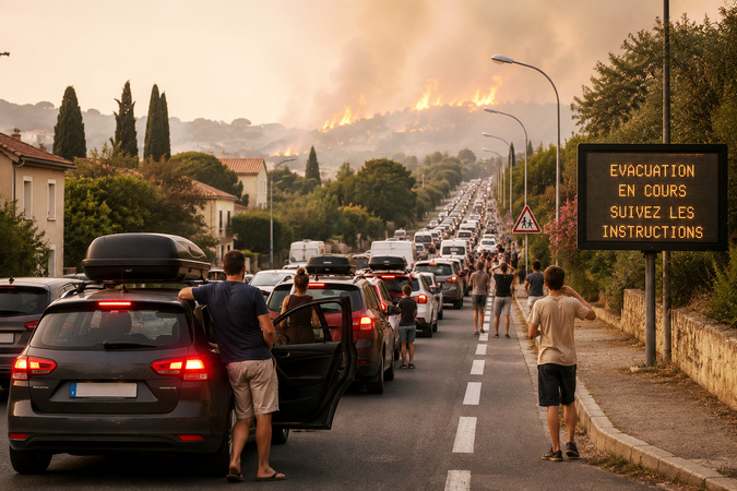 Incendies de forêt : l'évacuation, un nouveau défi pour la sécurité civile ? Incendies de forêt : l'évacuation, un nouveau défi pour la sécurité civile ?