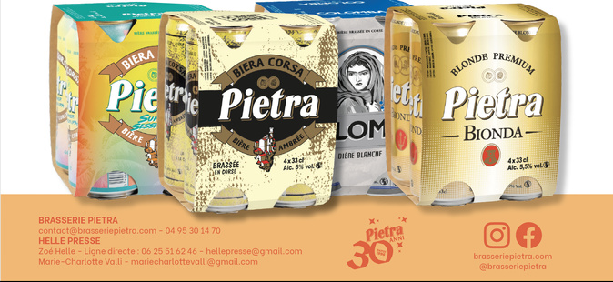 La Brasserie Pietra remplace le plastique par le carton pour ses packs de bières La Brasserie Pietra remplace le plastique par le carton pour ses packs de bières