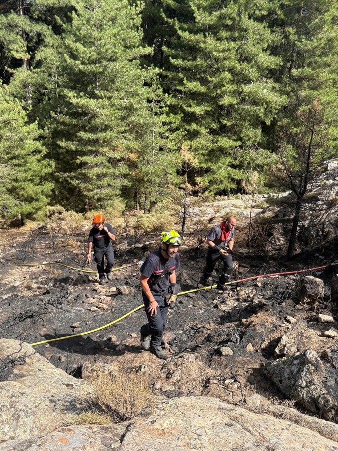 Albertacce - 25 kilomètres de pistes créés pour permettre aux pompiers un accès au cœur du sinistre