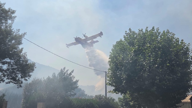 Patrimonio : Cinq à six hectares de maquis parcourus par les flammes Patrimonio : Cinq à six hectares de maquis parcourus par les flammes