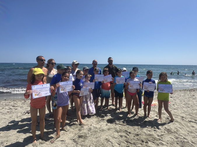 Prévention des noyades à Furiani : sur la plage de la Marana, les enfants apprennent les bons réflexes