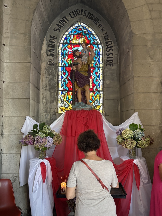 St Christophe vénéré à Bastia. St Christophe vénéré à Bastia.