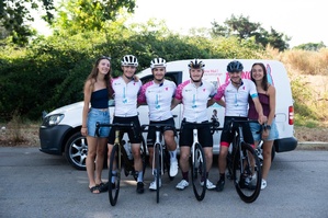 Quatre futurs policiers ont fait le tour de Corse à vélo pour réaliser les rêves d'enfants gravement malades