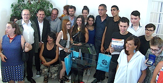 Bastia : Les élèves du lycée Jean-Nicoli, lauréats du prix de l'audace culturelle, récompensés 