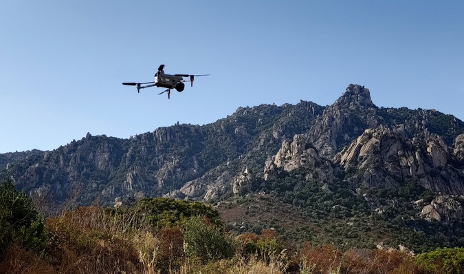 Ajaccio - La Police nationale déploie un drone à Saint Antoine pour renforcer la surveillance contre les incendies