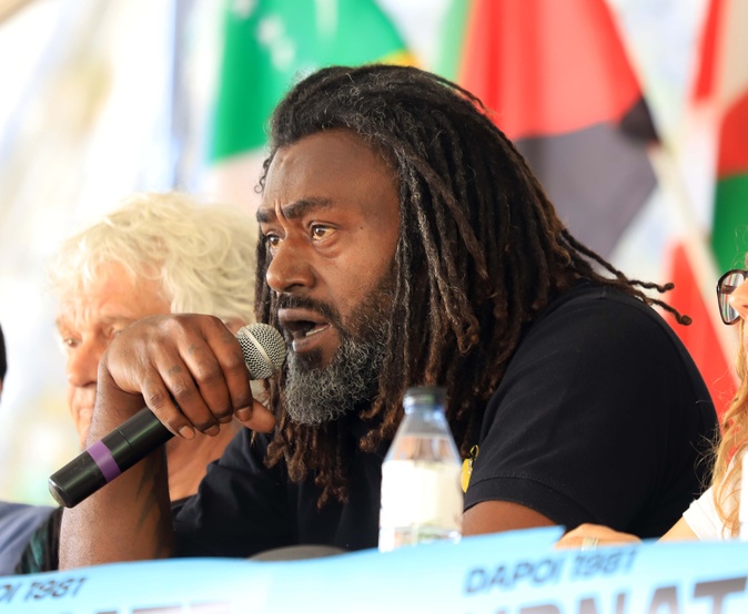 Dimitri Qenegei, représentant de la Kanaky.