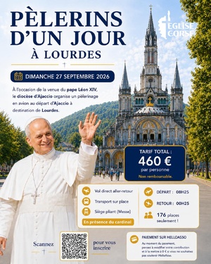 « Pèlerins d’un jour » à Lourdes avec le cardinal Bustillo pour la venue du pape Léon XIV « Pèlerins d’un jour » à Lourdes avec le cardinal Bustillo pour la venue du pape Léon XIV