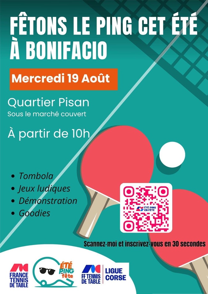 Une journée ping-pong à Bonifacio