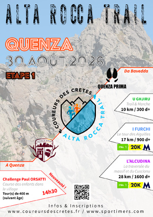 Quenza - Dimanche, la troisième édition de l’Alta-Rocca Trail Quenza - Dimanche, la troisième édition de l’Alta-Rocca Trail