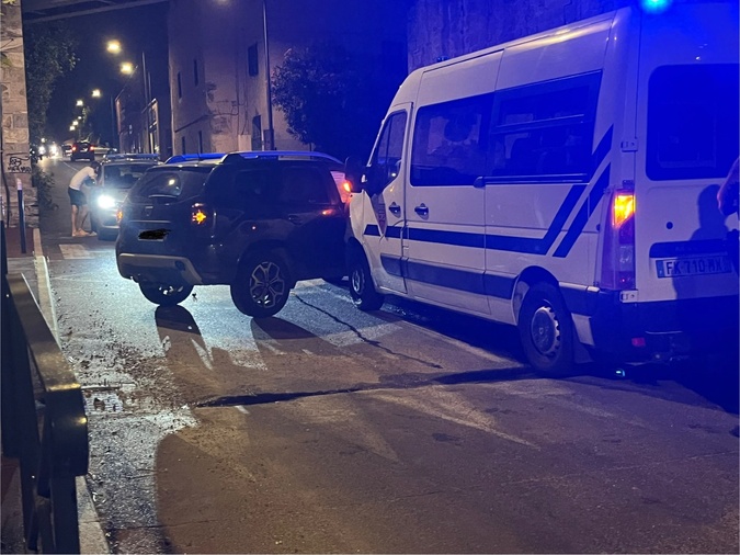 Bastia : une course-poursuite avec les CRS s’achève avenue de la Libération