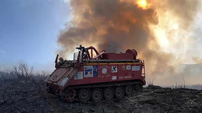 Incendie à Cagnanu : une centaine d’hectares parcourus