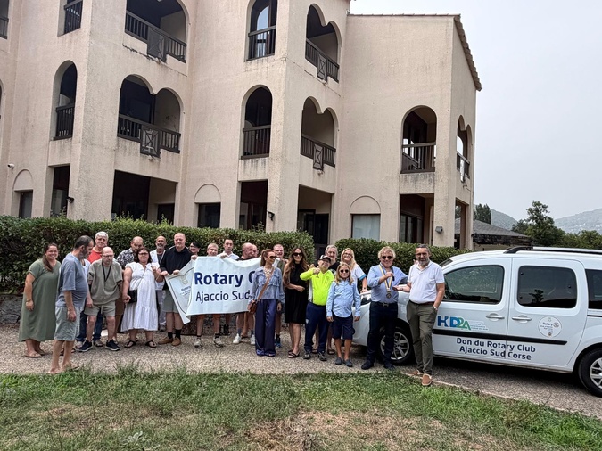 À Guagno, le Rotary Club Ajaccio Sud Corse met la solidarité en mouvement