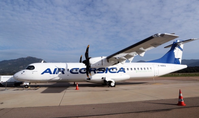 Plusieurs ATR d’Air Corsica immobilisés : des retards et des annulations de vols