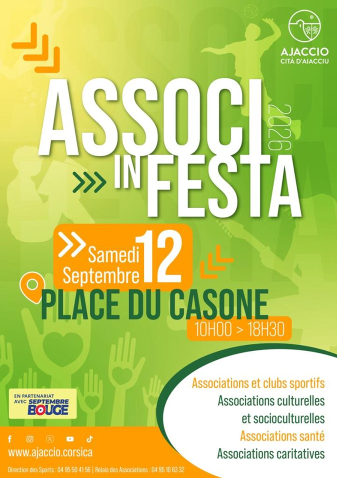 Associ in Festa : Ajaccio se met à l’heure de « Septembre, bouge ! »