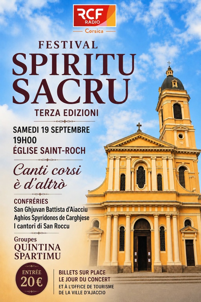À Ajaccio, le festival Spiritu Sacru revient pour une troisième édition autour des chants sacrés