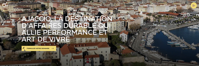 Ajaccio - L'OT devient Office de Tourisme et des Rencontres d’Affaires du Pays d’Ajaccio