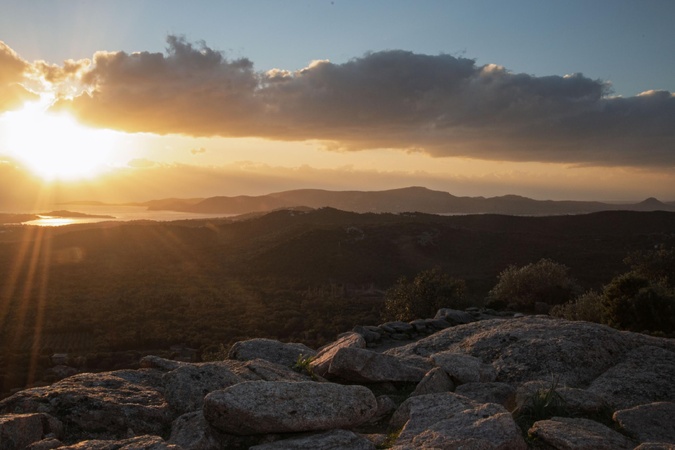 A màghjina - L’alba da u Castellu d’Araghju