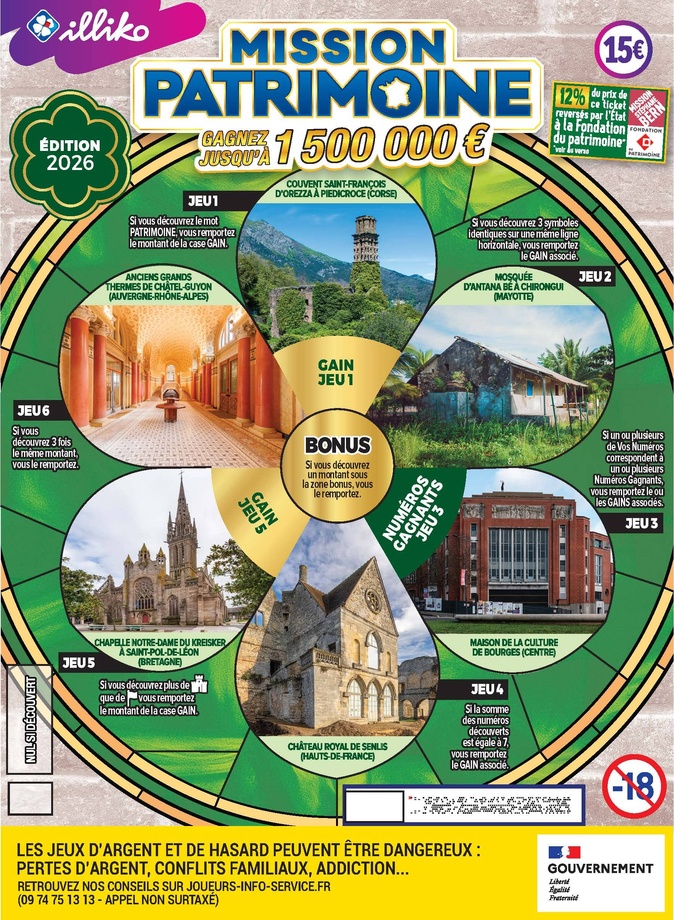 Loto du patrimoine : 500 000 euros pour restaurer le couvent San Francescu d’Orezza